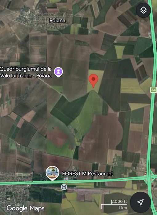 Teren extravilan 9.000 mp | Valu lui Traian – 2,5 €/mp