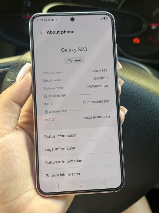 Samsung S23 5G.