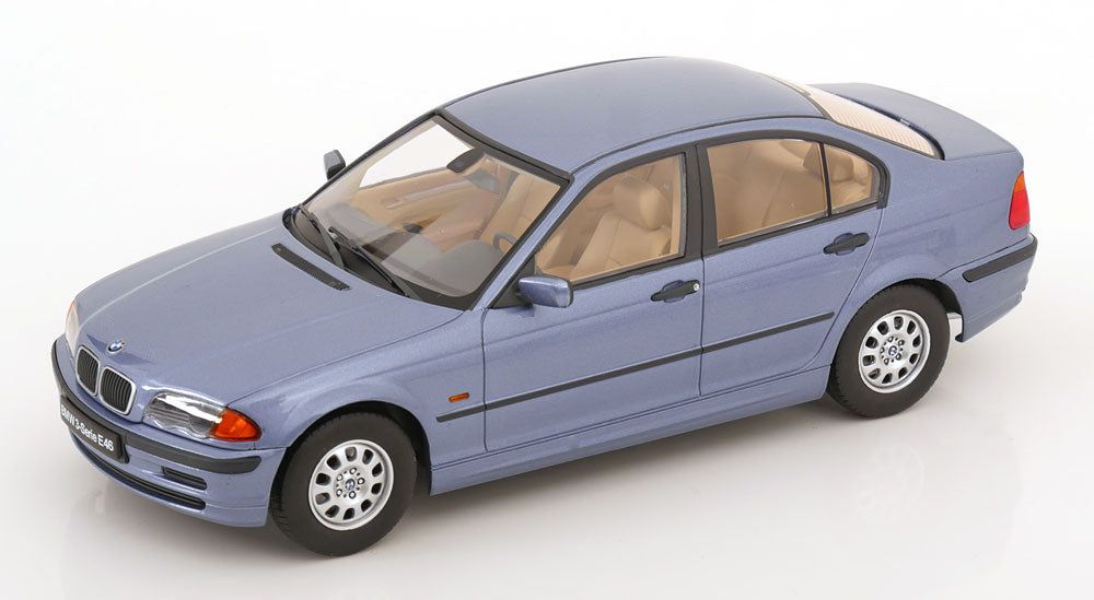 Macheta auto BMW Seria 3  E46  1999 albastru 1:18 KK-Scale