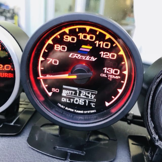 Greddy температура масло gredy грейди греди измервателен уред тунинг