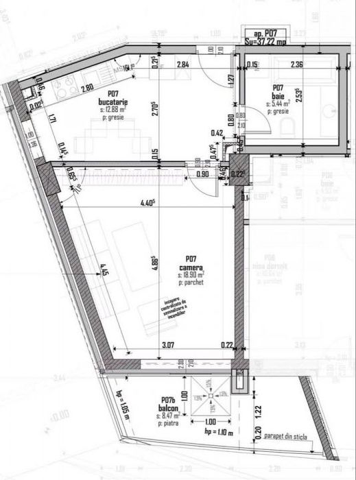 Apartament in complex Wings