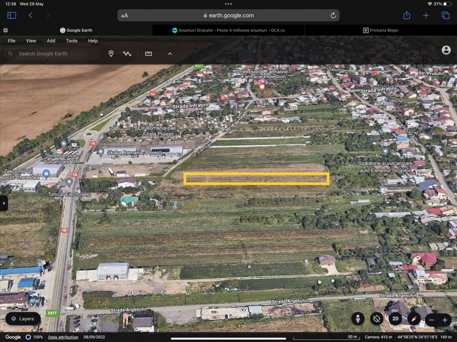 Teren intravilan Ploiestiori langa centura Ploiesti - pret negociabil