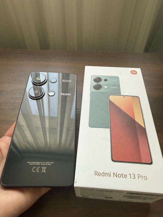 Telefon Redmi Note 13 Pro Midnight Black 8Gb Ram, 256 Gb Rom