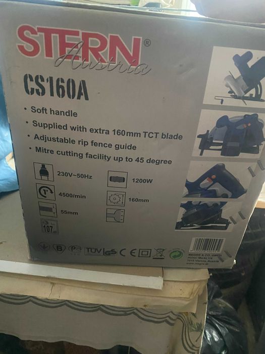 Fierastrau circular manual Stern Austria CS160A