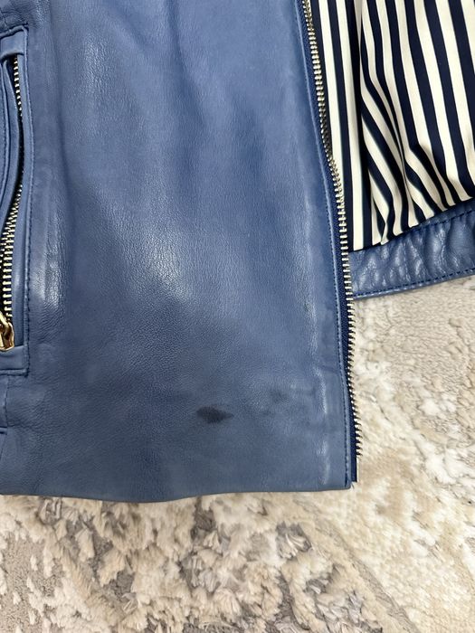 Кожанная куртка Massimo dutti