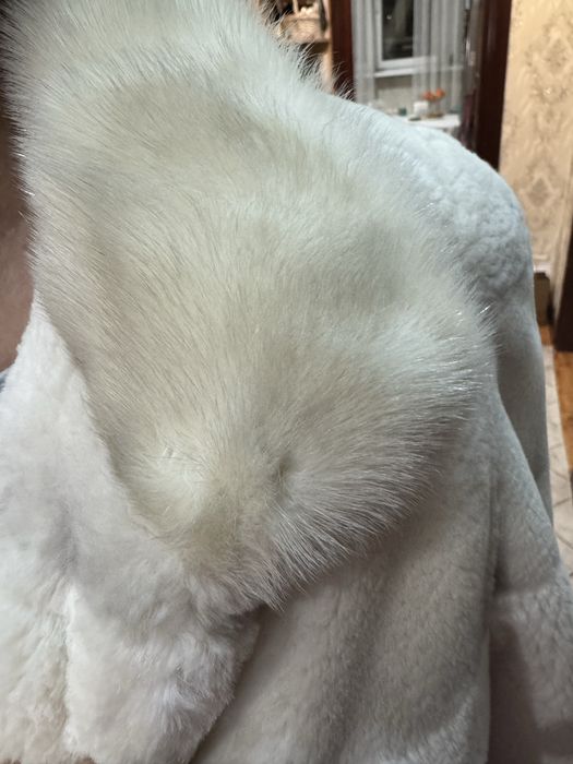 Шуба бобер+ворот норка