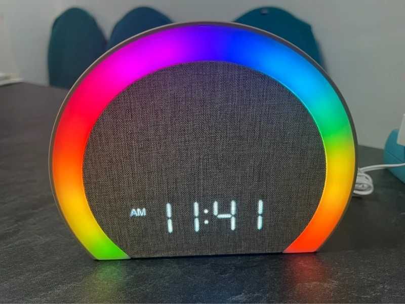 Ceas deșteptător ANJANK cu vibrație și lumină răsărit