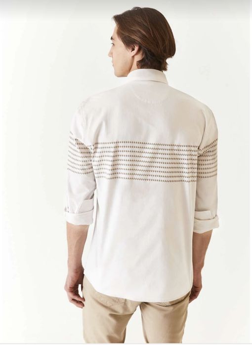 Продавам нова мъжка риза с етикет, U.S. POLO ASSN., размер M/slim fit/