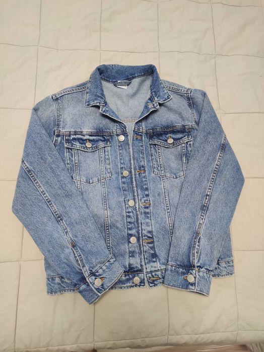 Geaca de jeans Zara copii 13-14 ani, 164 cm