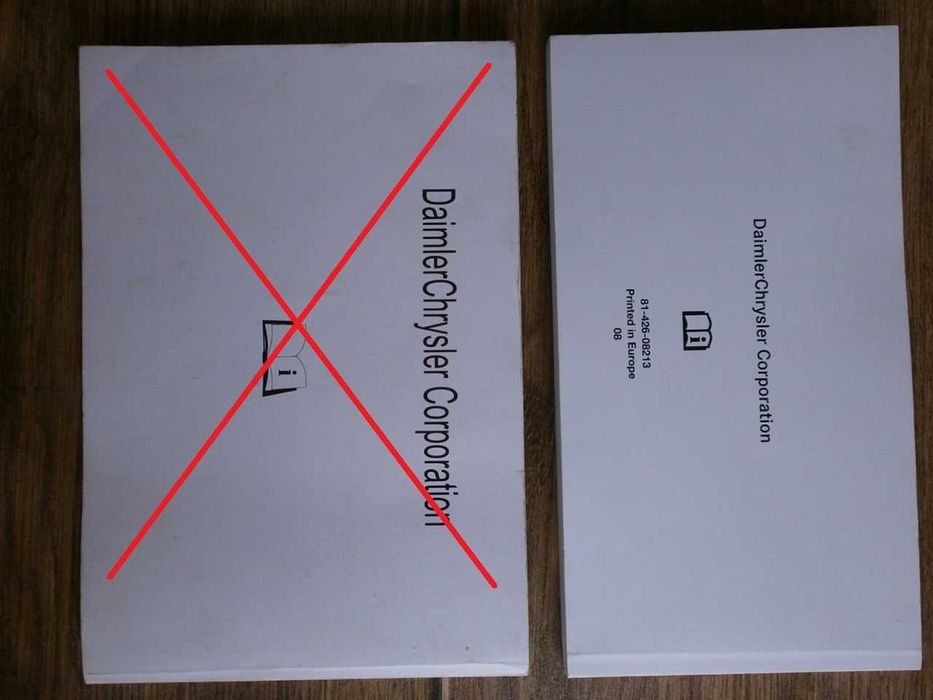 Сервизна Книжка Dodge Caliber - Чисто Нова