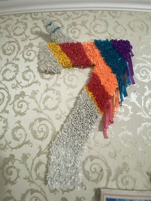 Продам цифру 7 ко дню рождения. Единорог.