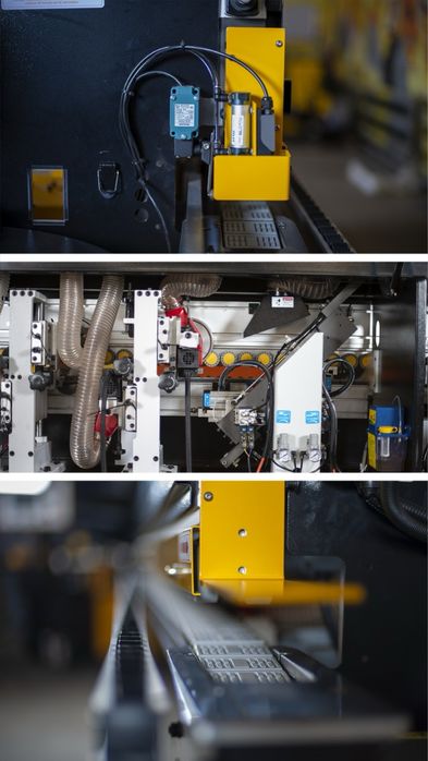 Кромкооблицовачный станок RM280Y пригуфовкой