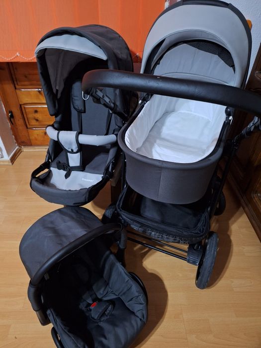 Carucior Krausman 3in1 Combo Max Grey