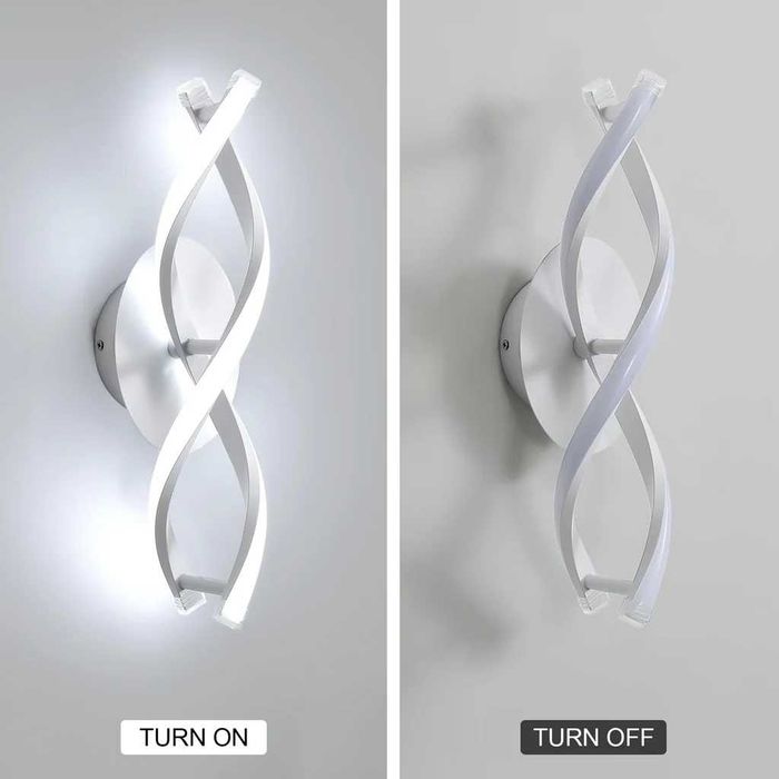 LED Стенна лампа 16W Студена бяла светлина 6500K