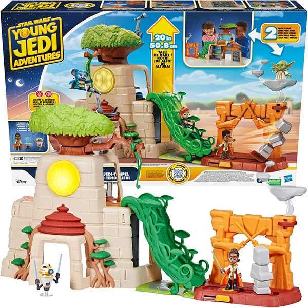 HASBRO STAR WARS Young Jedi Adventures Храмът на джедаите и 2 фигурки