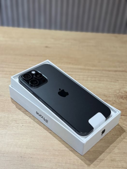 iPhone 16 Pro Max 256Gb Black/Nou/Garantie 12 luni @atsgsm.ro