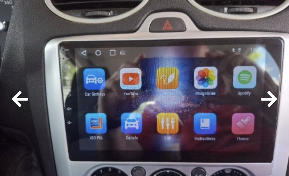 9" Инча Android Мултимедия с Рамка за Ford Focus MK2 (4-ядрена, 2GB RAM / 32GB ROM,DSP)