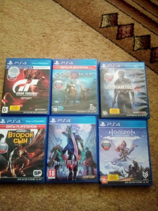 Продам или обменя игры на пс4