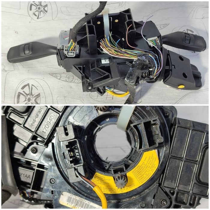 Ansamblu manete comenzi volan + spiră Ford Kuga I 3M5T6A75AE 2012 / [2008-2012] / (5B3)