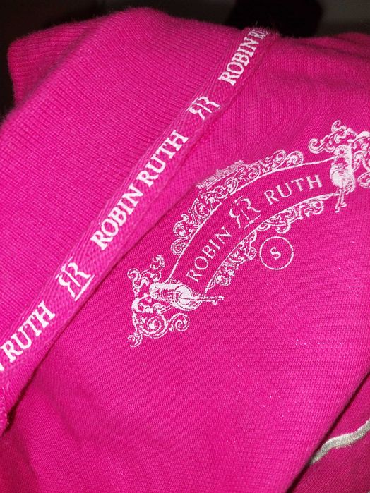 Tricou nou ciclam/fuxia Madrid stil polo