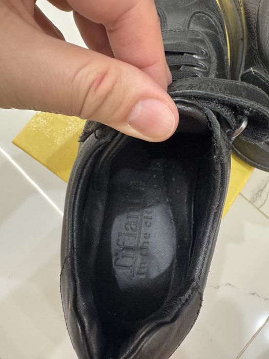 Кожаные кеды 34 размер