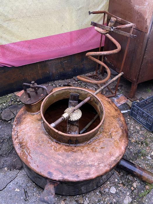 Cazan 180 l cupru de facut tuica,palinca