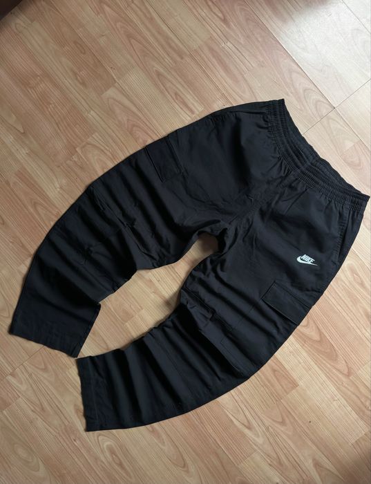 Pantaloni pants joggers trousers baggy Nike Woven utility cargo black