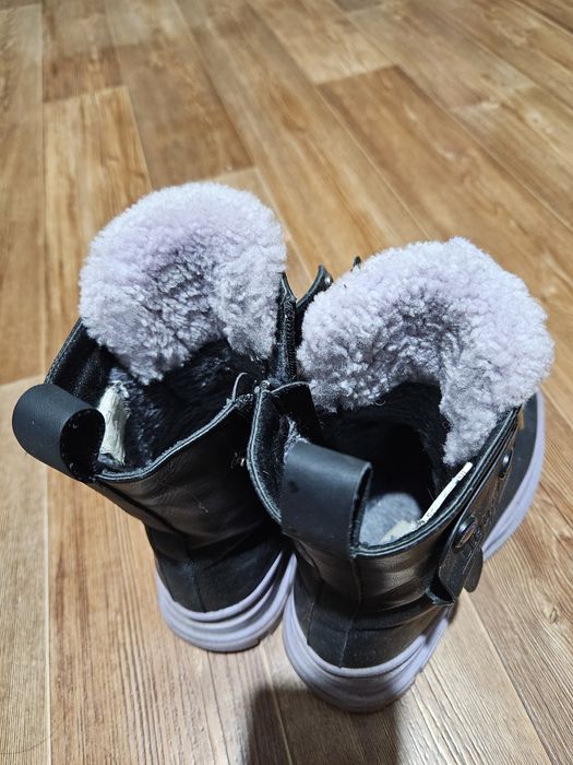 Зимние ботинки для девочки р.34    зимняя обувь