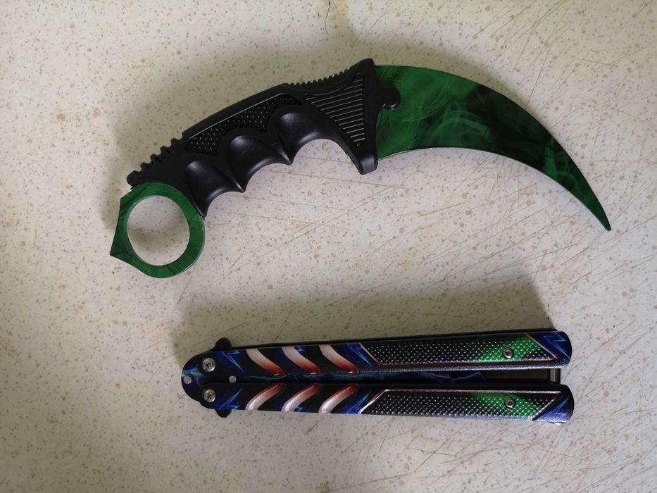 Тренировъчни ножове - Пеперуда и Карамбит