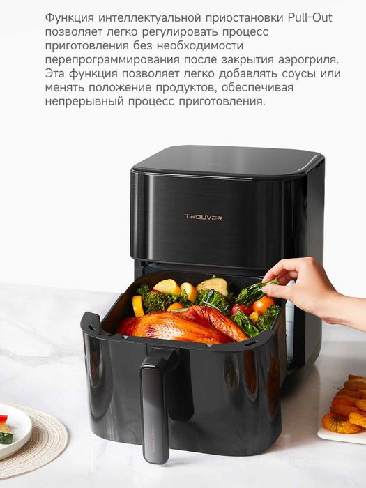 Аэрогриль/аэрофритюрница Dreame Trouver Aerochef FD10 PRO на 6 Л