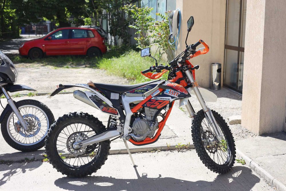 motocicleta ktm freeride 250 F 2018 4T inmatriculat