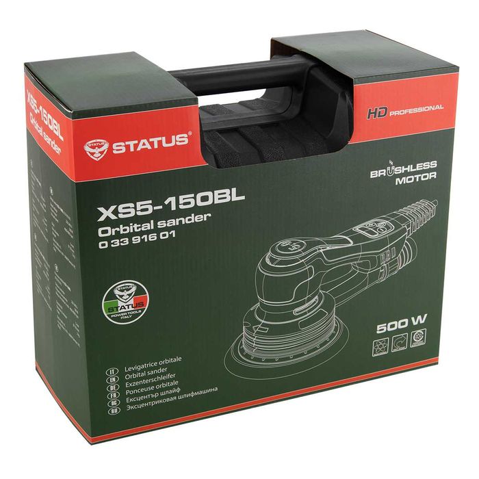 Електрическа полираща машина ,ексцентършлайф XS5-150BL Status