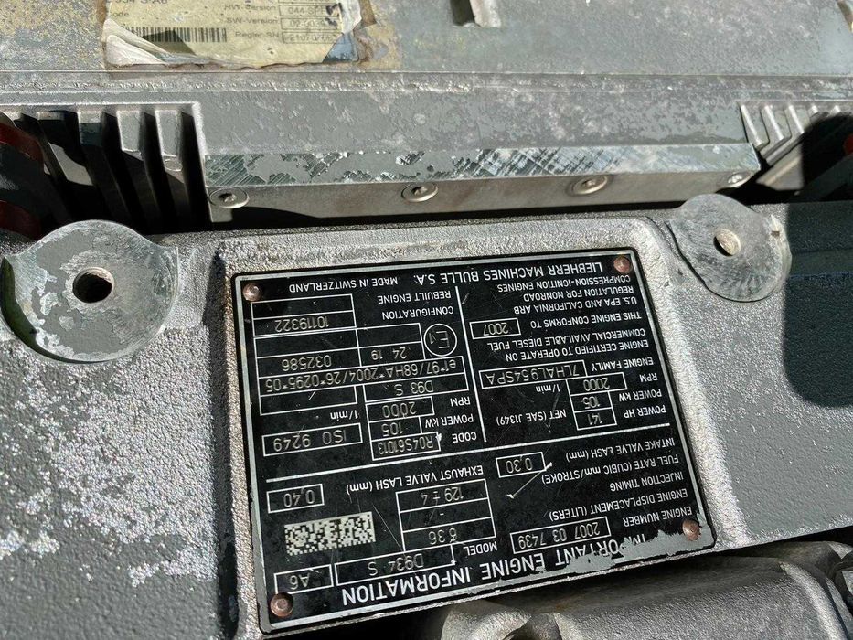 Motor complet Liebherr D934 S A6 - Piese de motor Liebherr