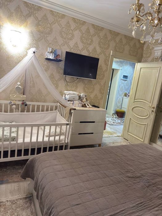 3/4:4 Дархан Кара Ниязова 77серия 72кв.  Евроремонт мебель техника