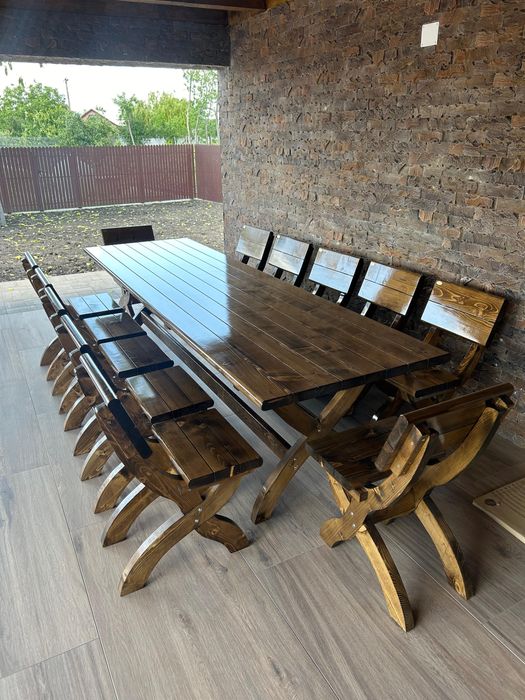 Set terasa masa banca, scaun foisor, terasa, filigorie