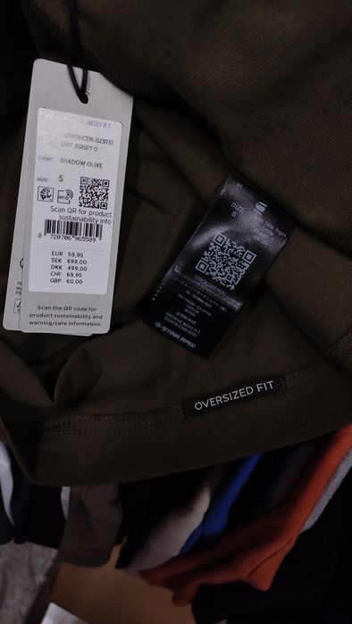 Уголемена тениска G-Star Raw Archive S , M нова мъжка оригинална