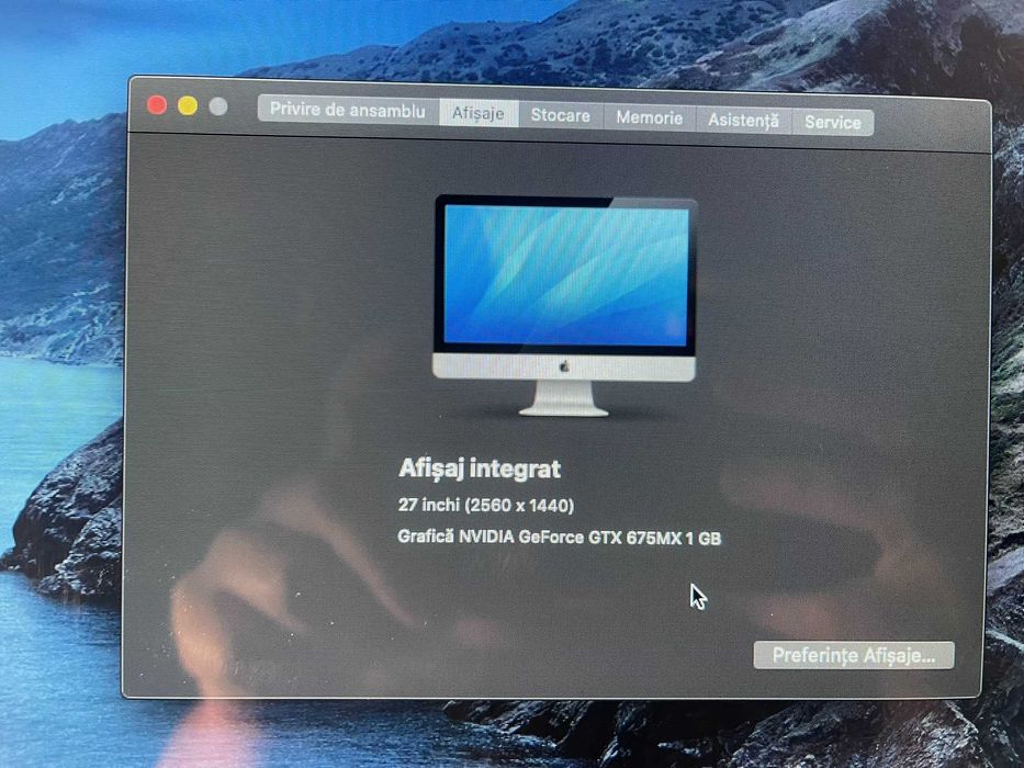 Apple iMac 27" Late 2012 A1419 i5-3470S GTX 675MX 1GB WQHD 1TB HDD