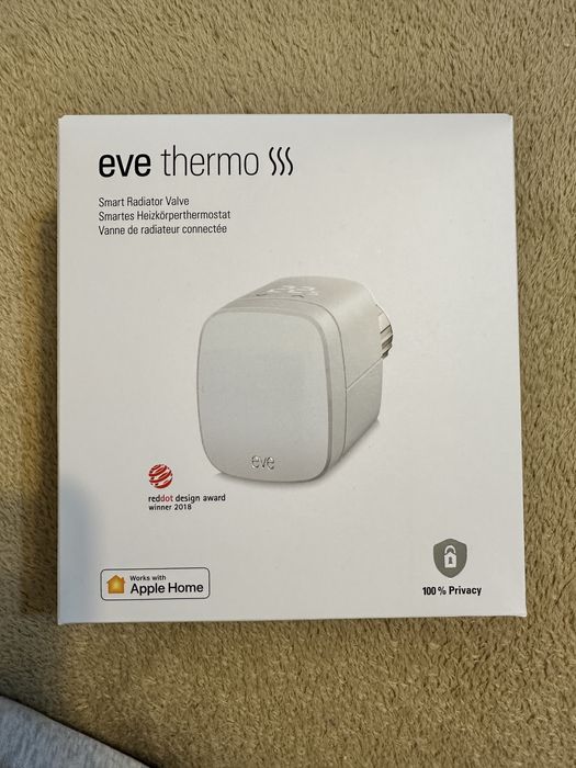 Eve smart thermo Apple home - nou