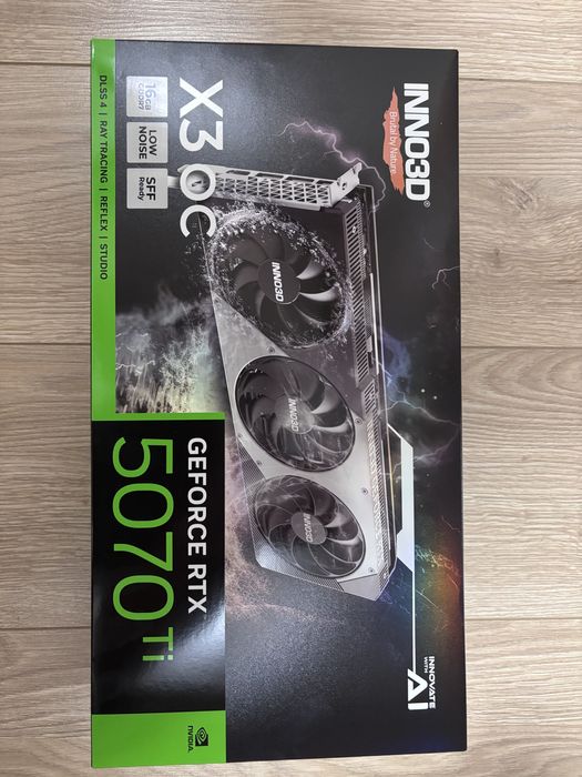 Inno3D RTX 5070Ti X3 OC 16GB | Неразпечатана с гаранция