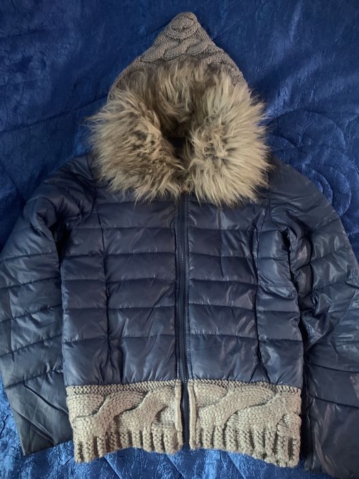 Дамско яке с плетиво