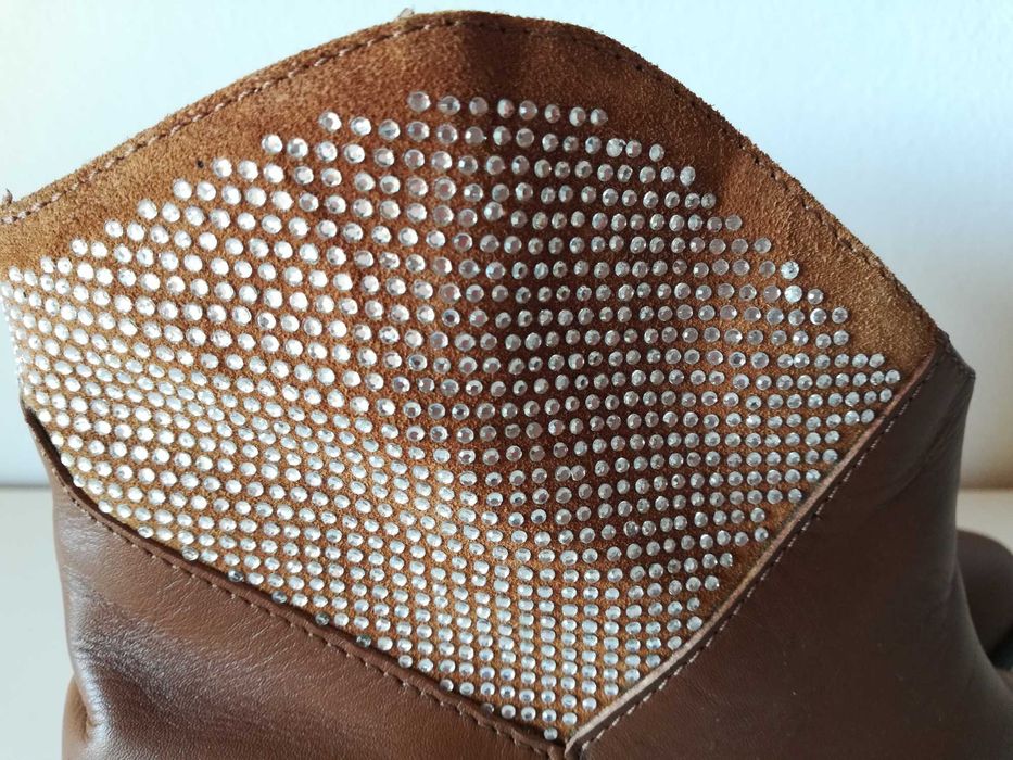 Кожени боти 37-ми номер, нови