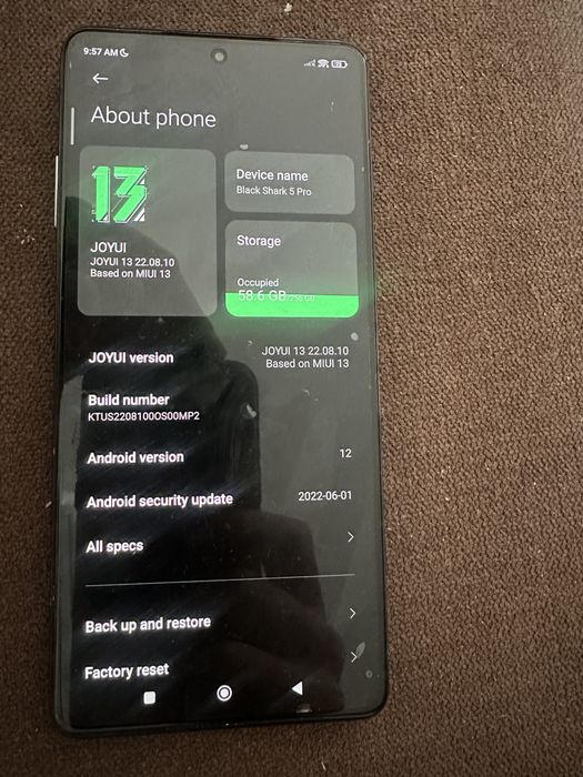 Telefon gaming Black Shark 5 pro