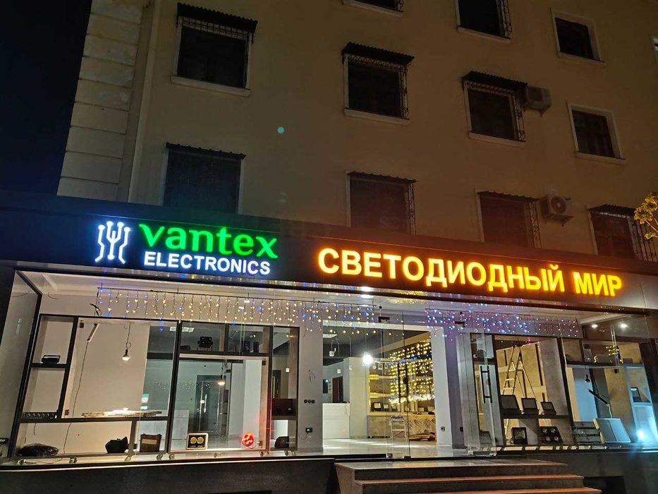 Современное фасадное освещение