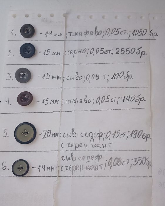 Копчета за дрехи