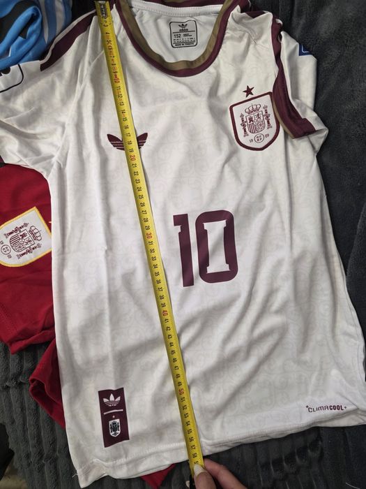 Echipament Adidas fotbal pentru copii, tricou, pantaloni Lamine Yamal