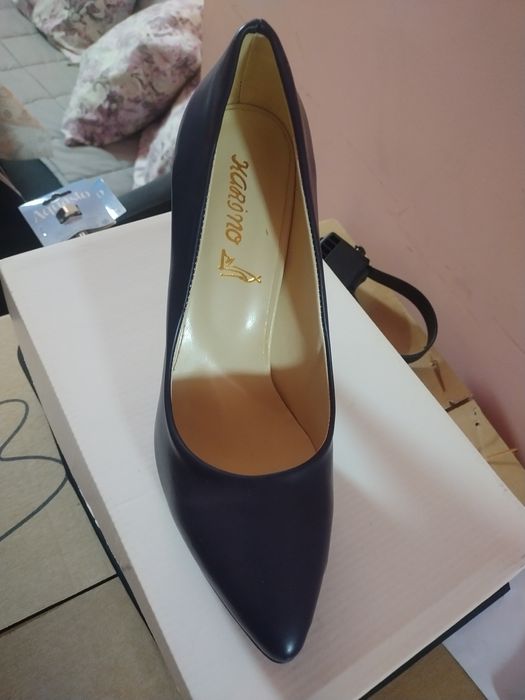 Обувки на ток, естествена кожа Karina