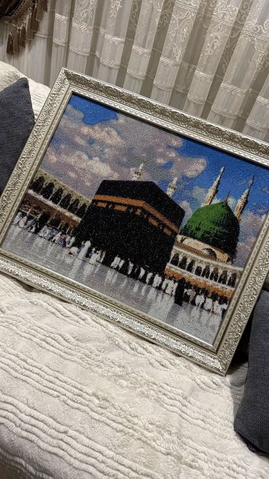 Картина из страз. Великолепная Кааба