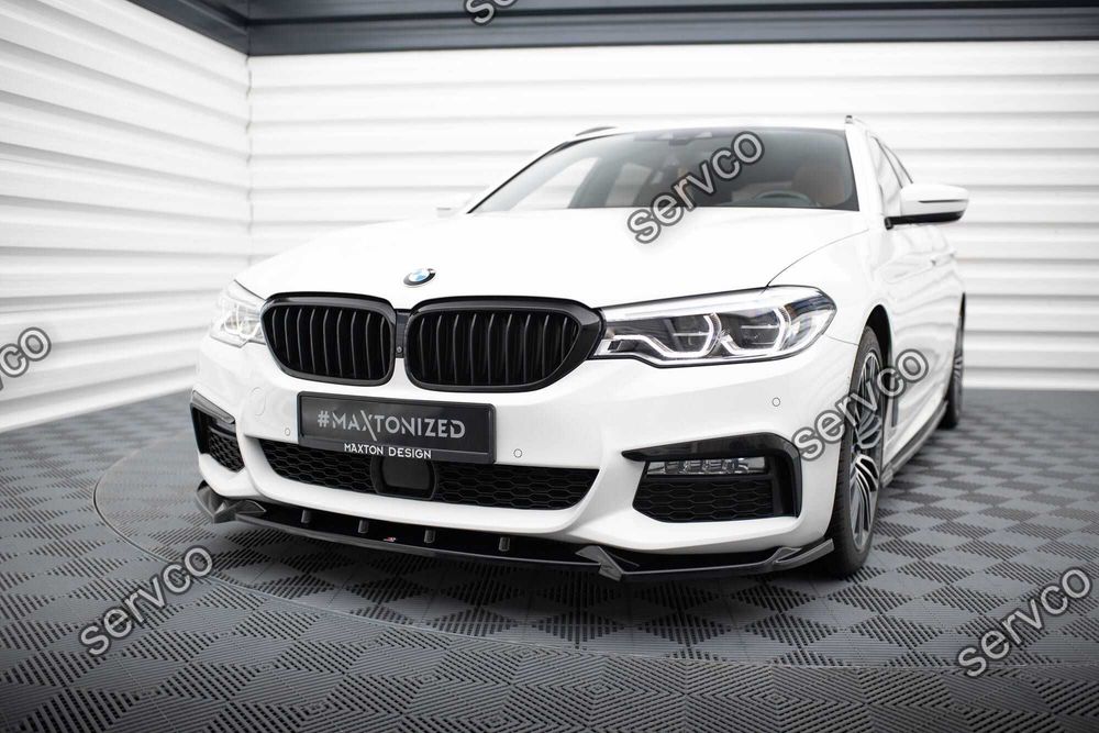 Prelungire splitter bara fata Bmw Seria 5 G30 G31 M-Pack 2017-2020 v12 - Maxton Design