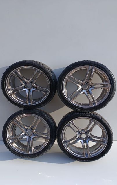 Set jante aliaj cu anvelope m+s 80%, stare 19 Inch, 5X112 255/35R19 A