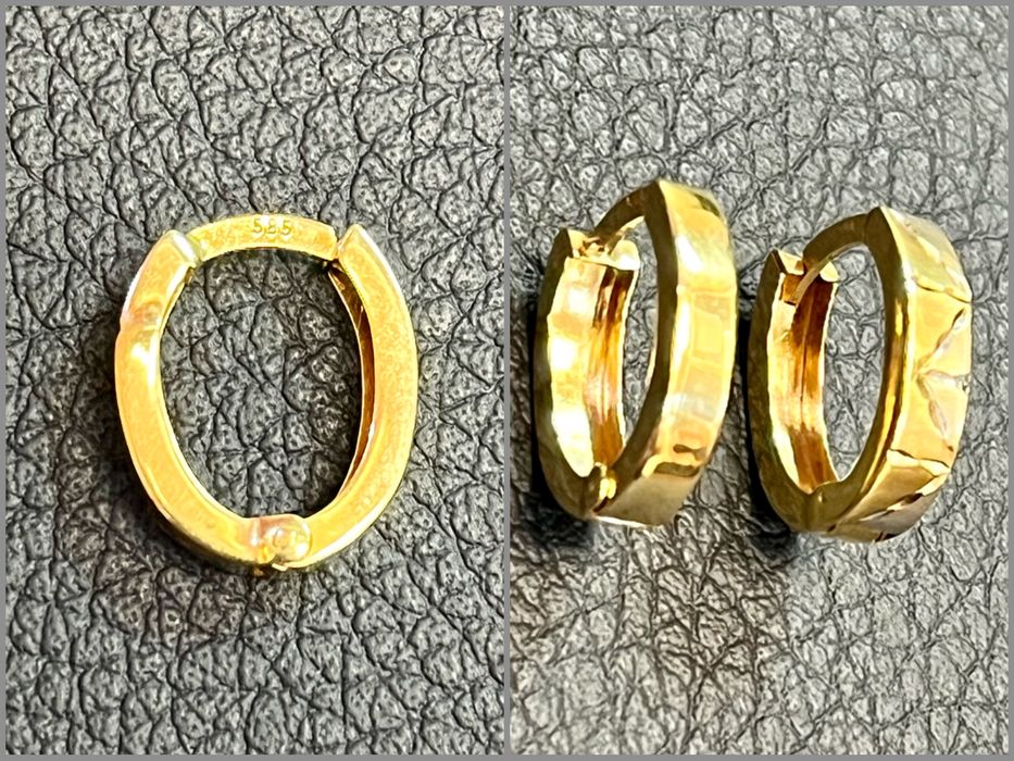 Златни обеци синджир ланче lanec obeci 585 gold zlatni